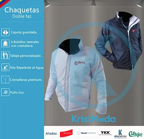 Chaquetas para empresas doble faz