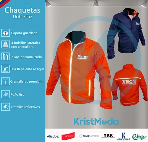 Chaquetas para empresas doble faz